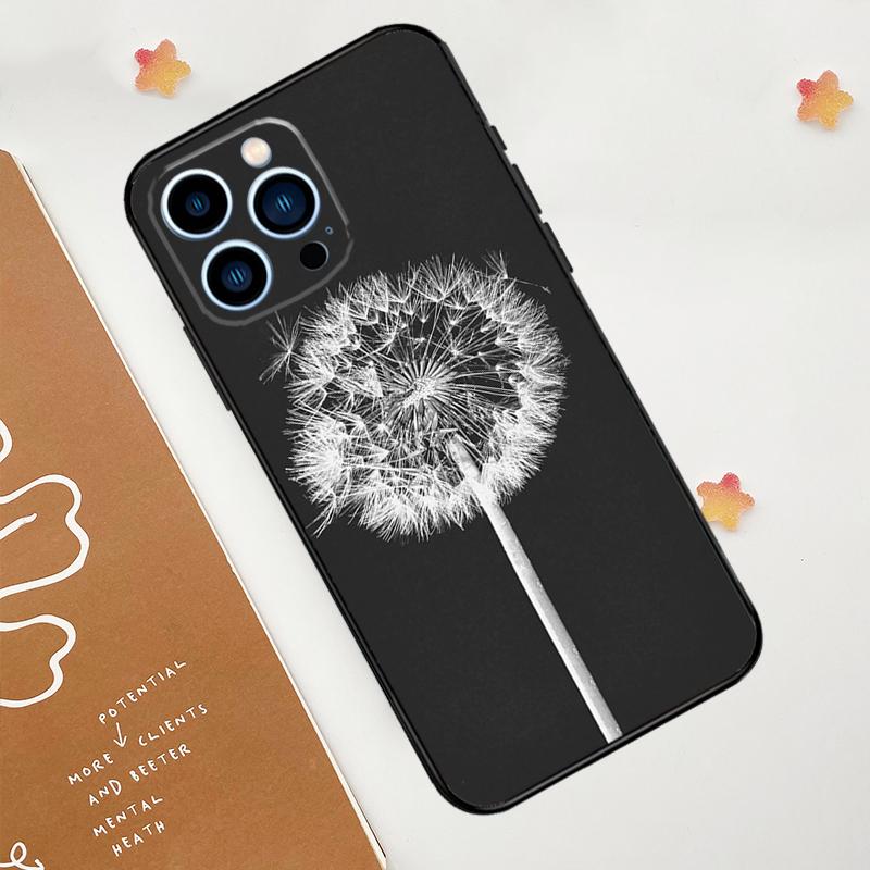 Dandelion Case For iPhone 11 12 13 14 15 16 Pro Max 15 16 Plus 13 12 Mini X XS XR Cover