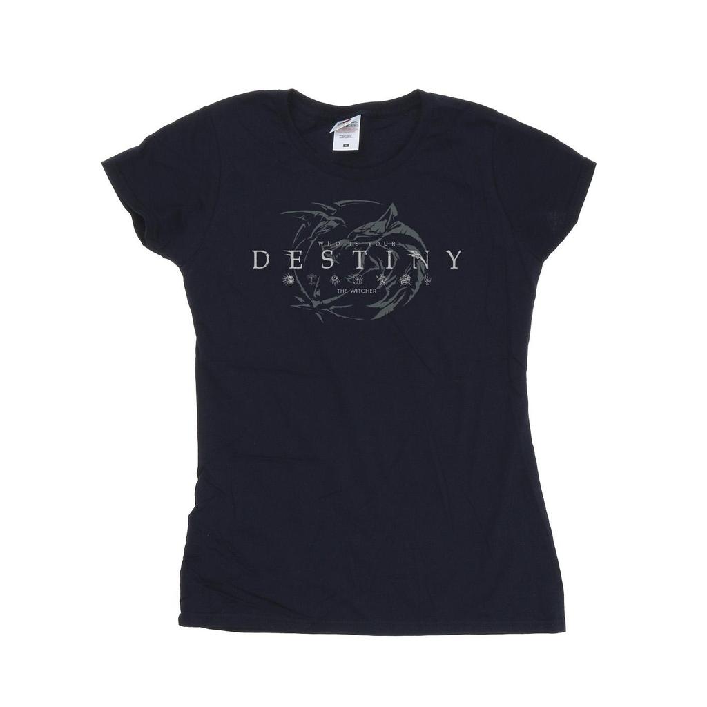 Netflix Womens/Ladies The Witcher Wolf´s Destiny Cotton T-Shirt