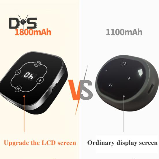 Beheiztes Kniemassagegerät mit 5 Heizmodi, 3 Massagemodi, Digitalanzeige, wiederaufladbares kabelloses Kniemassagegerät