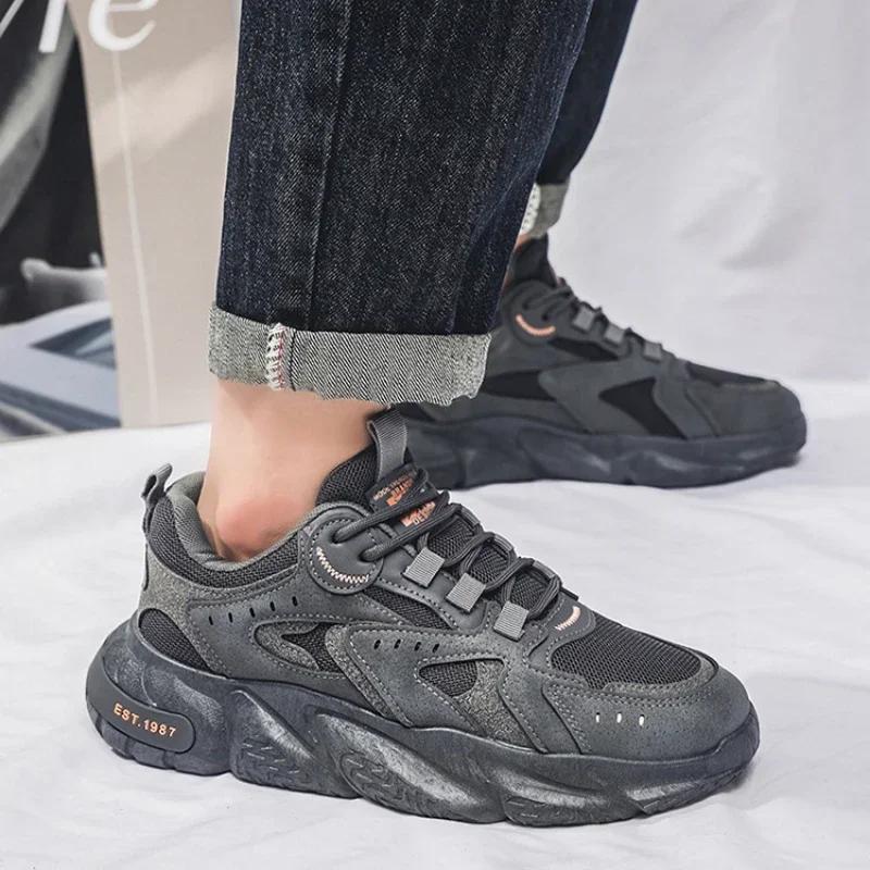 Pantofi cu platformă pentru bărbați, la modă, cu vânzări mari, confortabili și respirabili, Zapatillas De Hombre Pantofi casual la modă, pantofi sport de marcă pentru bărbați