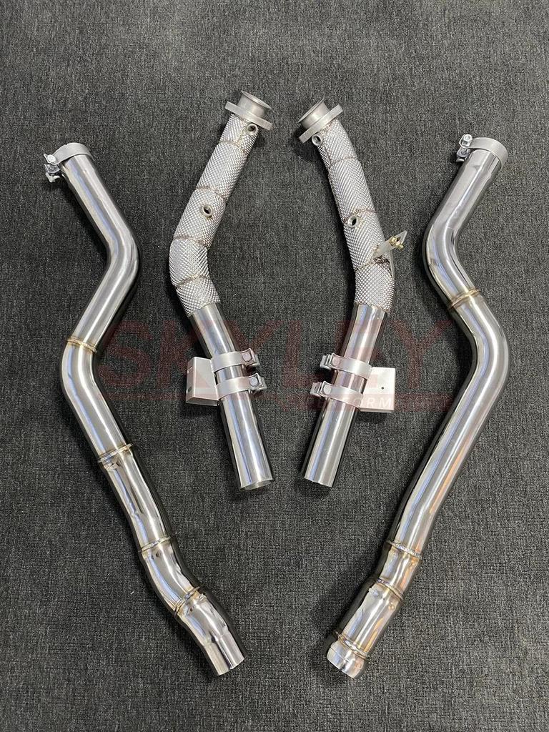 Front Pipe Downpipe for Mercedes-Benz CLS63/CLS63S AMG Exhaust System
