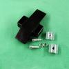 1 STuks Zwart Aluminiumlegering Deursluiting Slot Frame Bevestigingsaccessoires geschikt voor 3030 4040 4545 Europese Standaard Aluminium Profiel