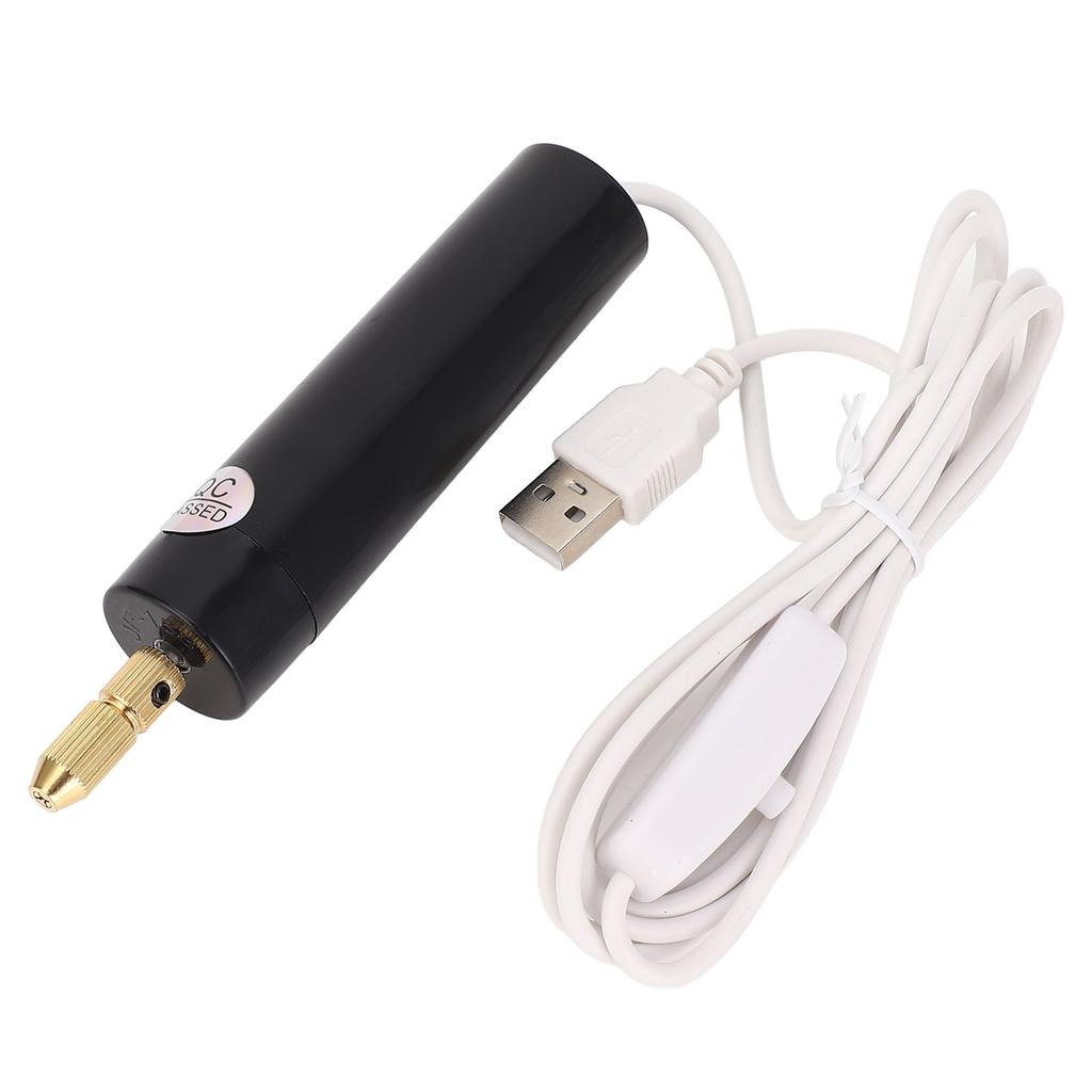 Mini Electric Hand Drill USB Multifunctional 11000rpm No Load Speed Resin Electric Hand Drill for Handcraft