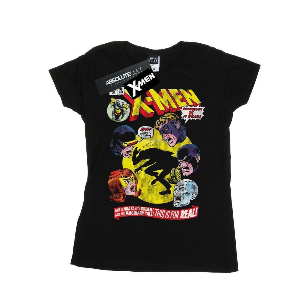 Marvel Womens/Ladies X-Men Professor X Is Dead Cotton T-Shirt