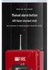 Industrial Fire Alarm System: Manual Emergency & Escape Alarm with One-Button Sound and Light for Factory Inspection.