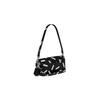 Coach X White Rabbit Collaboration Studio Fashion Print Classic C Logo Leather Fabric Underarm Shoulder Crossbody Bag Women Bags Black CG504-LHBLC