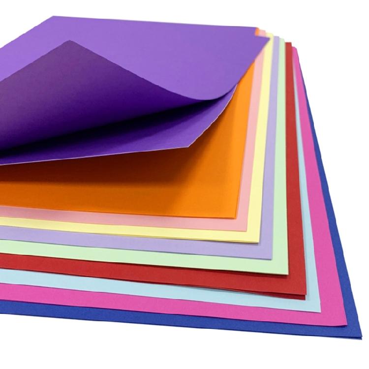 50 Sheets Drawing Cardboard Painting Making Card Cover Paper Set Coloured Card