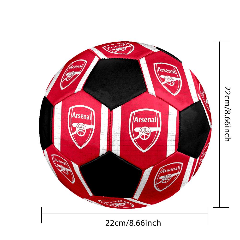 Arsenal F.C Soccer Ball Colorful All Ages Machine Stitched PVC Competition Ready Durable High-Bounce.SIZE5