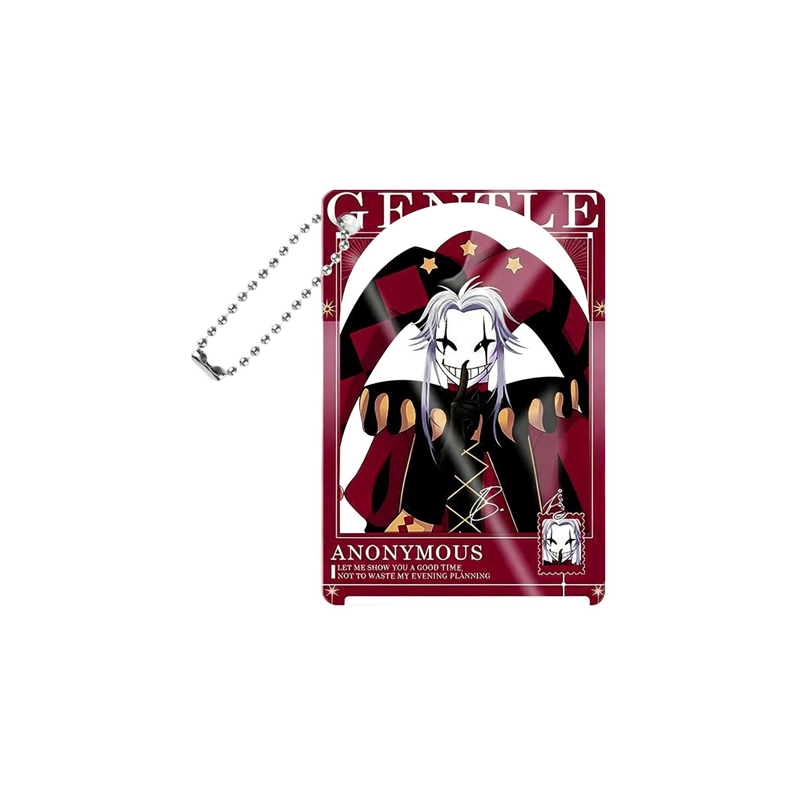 Карнавал - Прозрачный акриловый кулон-карточка - Шарм для Ita-сумки и Аксессуар для фотосессии, с бусинной цепочкой, One Size