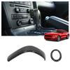Car Gear Shift Knob Trim Cover Accessories for Ford Mustang 2010-14 Carbon Fiber