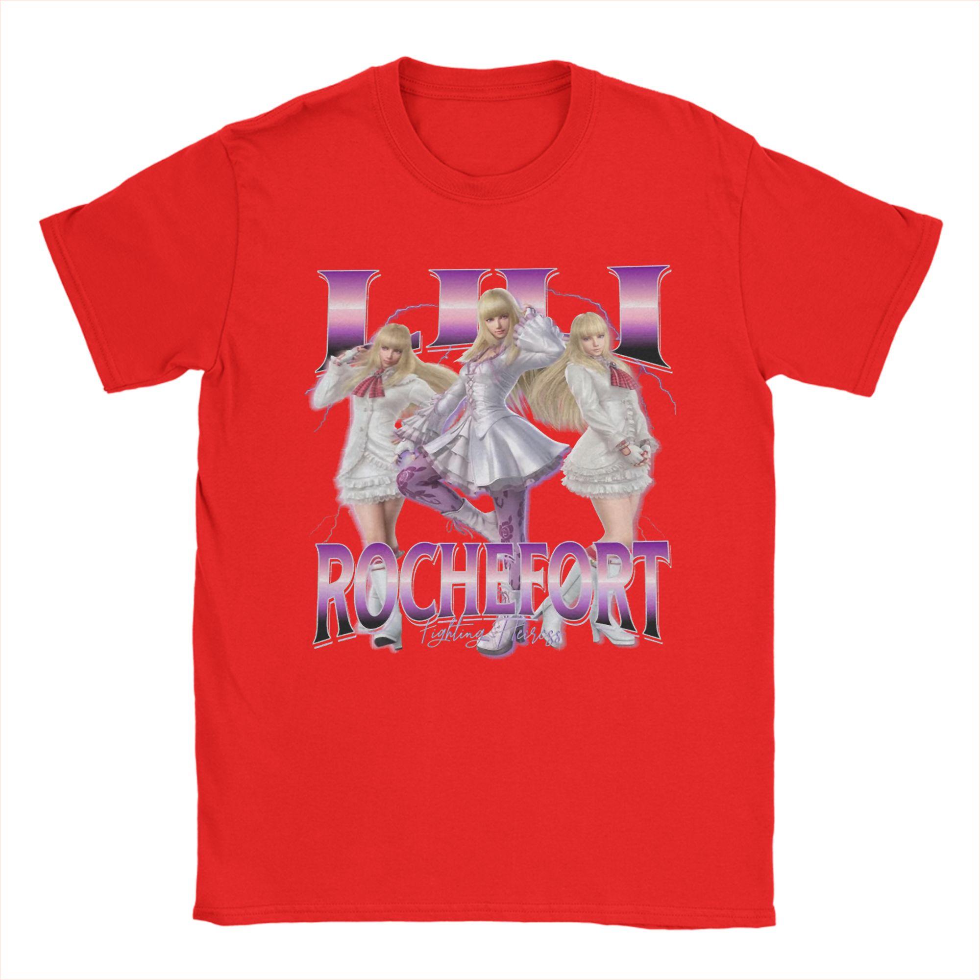 

Lili Rochefort Tekken 100 Cotton TShirt For Man Beach Classic T Shirts O Neck Harajuku Tees Plus Size Hot Sale Clothes S