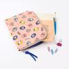 Candy StripperFlat Pouch DOG & CAT RANDOM A6 Size (Pink)