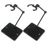 [Set of 2] Figure and Plastic Model Arm Stand Display Stand, 93 X 73mm, 90mm Support, Weight 25g, Black. Enjoy Free-form Display.