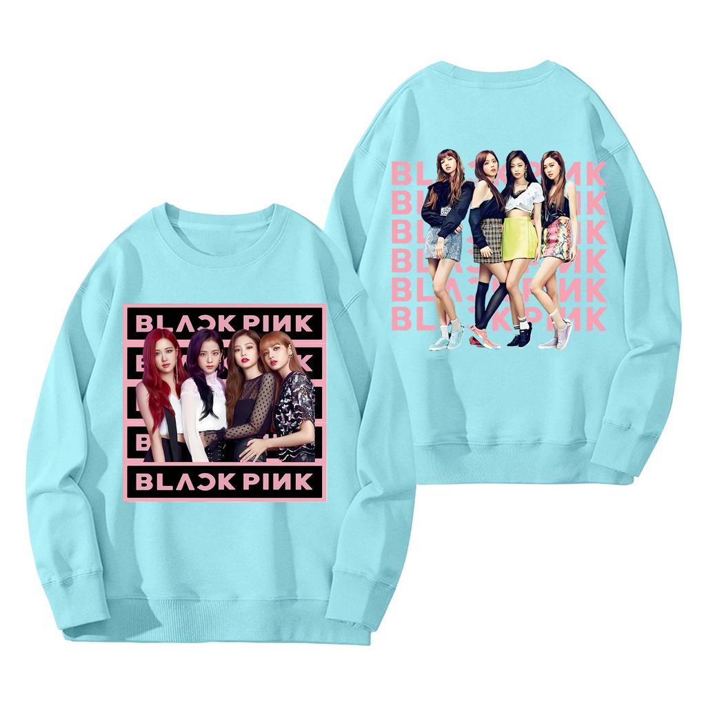 Dámská módní a ležérní mikina s dlouhým rukávem, kulatým výstřihem a potiskem