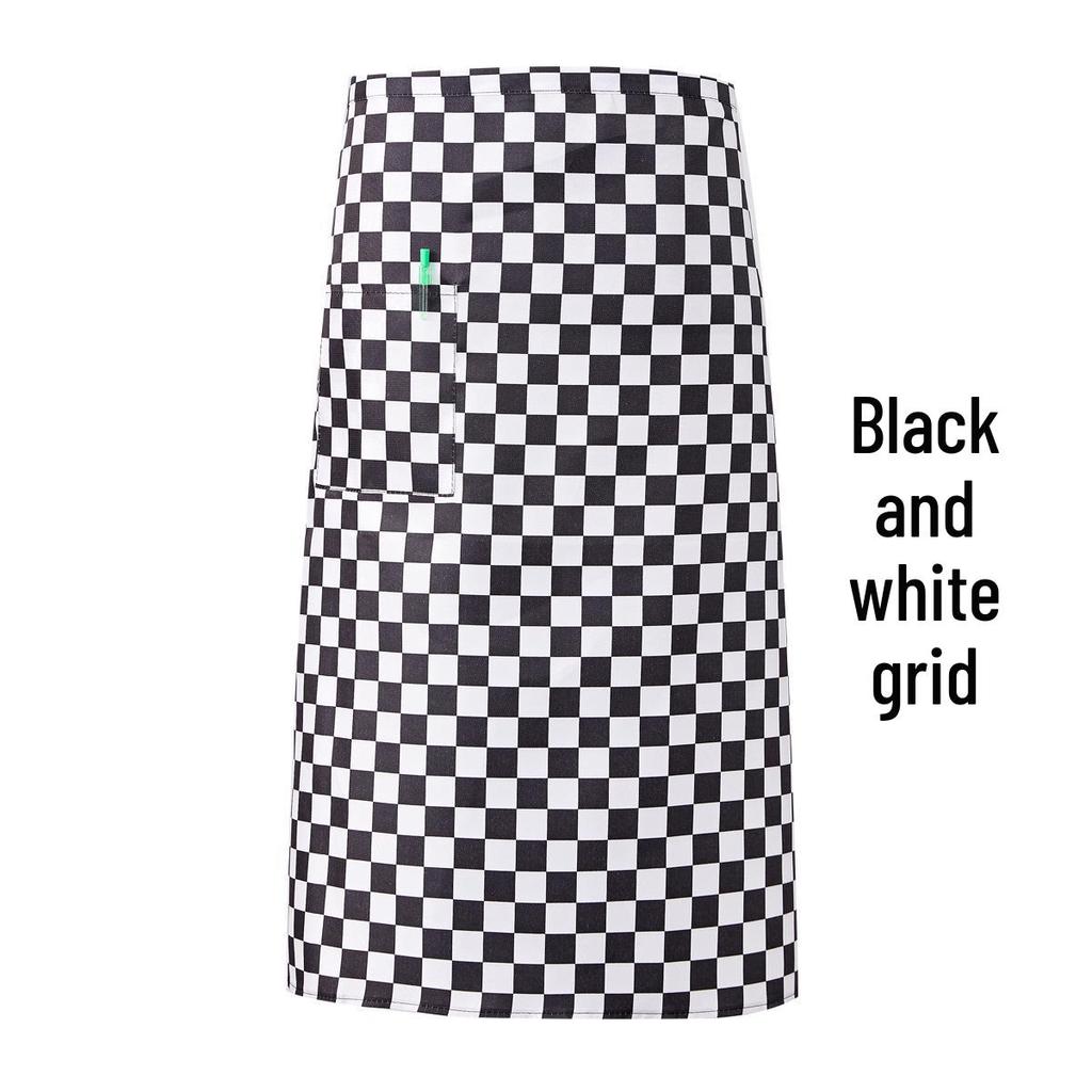 Stain-Resistant Printed Half Apron for Chefs and Waiters