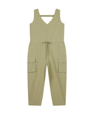 VANAKE V-Neck Pocket Jumpsuit_Vb38Jsud05Z