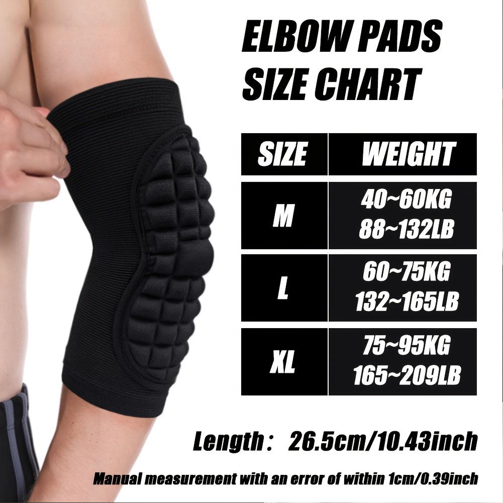 1Pair Elbow Pads Elbow Protector Volleyball Sponge Support Compression Elbow Braces for Basketball Tennis Football