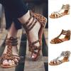 Women's Sandals 2026Summer New Rome Sandals Designer Leopard-print Sandals for Women Flat Sandal Casual Open Toe Beach Sandalias
