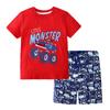 Boys' Summer T-Shirt and Shorts Set 2-Piece Casual Outfit for Daily Wear