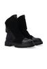 Black Suede Women' Ankle Boots with Leather Inserts Black Suede Women' Ankle Boots with Leather Inserts 40