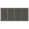 Outdoor Dining Set 9 pcs Grey Poly Rattan