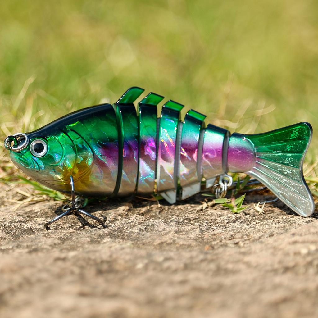Fishing Lure Multi Jointed Hard Bait Artificial Bait Wobblers 6 Segments Swimbait Jigging Lures