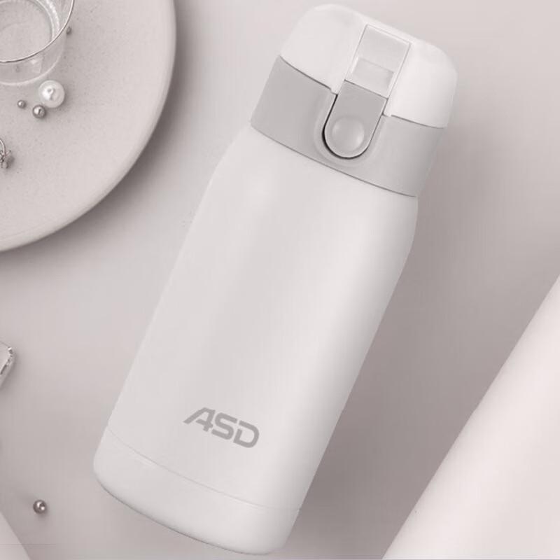 ASD 300ml Pop-up Lid Stainless Steel Insulated Mug