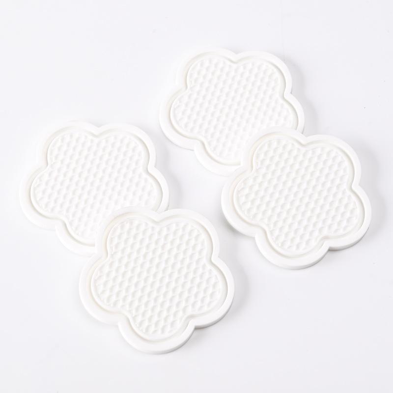 2PCS Car Cup Insert Coaster Flower Shaped Silicone Waterproof Non-Slip Sift-Proof Spill Saucer For Most Car Interior Accessories