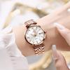 OLEVS Women's Dress Watch Rose Gold Stainless Steel Waterproof Quartz Date Diamond Small Size Fashion Analog Dial Multiple Colors