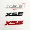 3D Metal SE XSE Logo Rear Trunk Emblem Badge Decals Sticker For Toyota Camry Sienna Highlander Corolla Car Styling Accessories