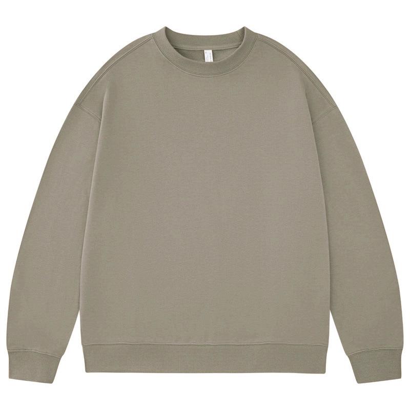 LVLV Kids American Style Loose Fit Terry Fleece Sweatshirt | Heavyweight Round Neck Trendy Brand 130