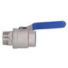 Ball Valve 1in NPT Stainless Steel Straight Ball Valve Fitting Connector for Water Oil