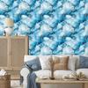 Ink Wallpaper Turquoise, Celadon and Azure for Living Room and Bedroom 50x1000
