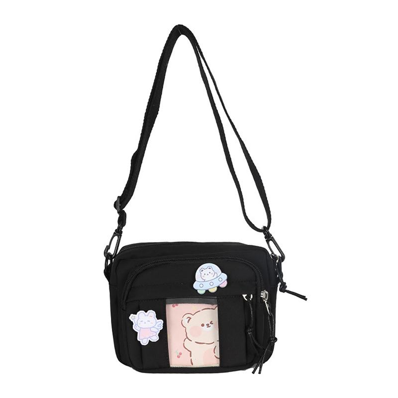 

Прозрачная забавная карта, маленькая сумка через плечо для женщин, дорожная сумка через плечо, нейлоновая сумка-тоут