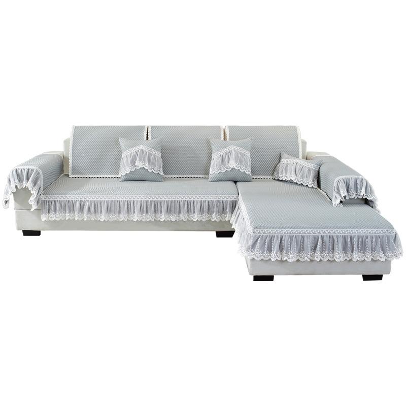 Neues Sofakissen, Cool Bean-Sofabezug, rutschfestes und einfaches universelles Sitzkissen, atmungsaktiver Sommer-Sofabezug aus Stoffhandtuch