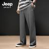JEEP SPIRIT Men's Heavyweight Wide-Leg Casual Trousers