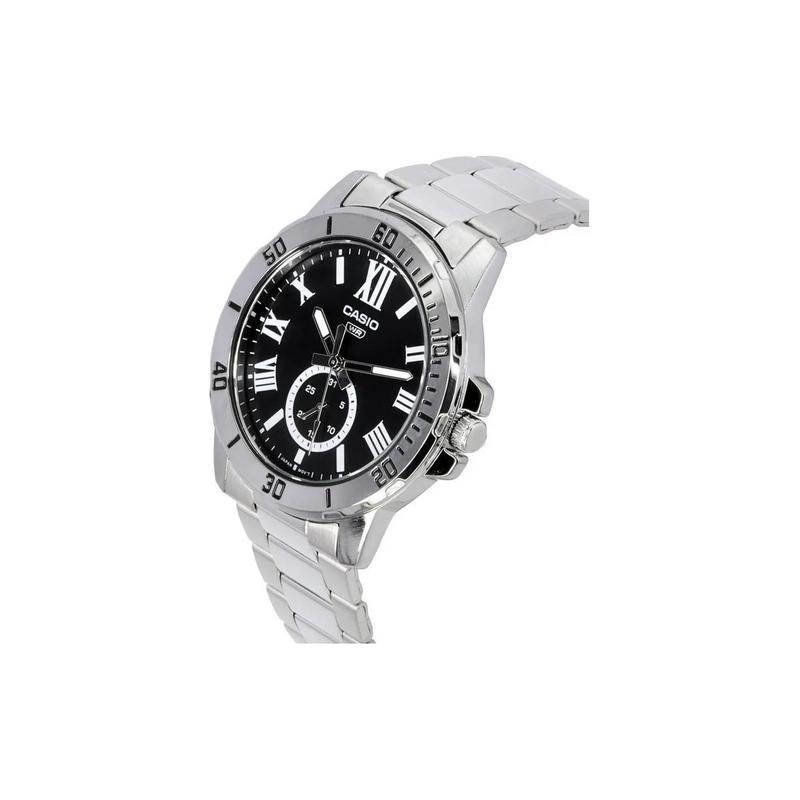 Casio Swordfish Water Ghost Ocean Heart Waterproof Quartz Movement Japanese and Korean Watch Men's Watch Black Dial MTP-VD200D-1B