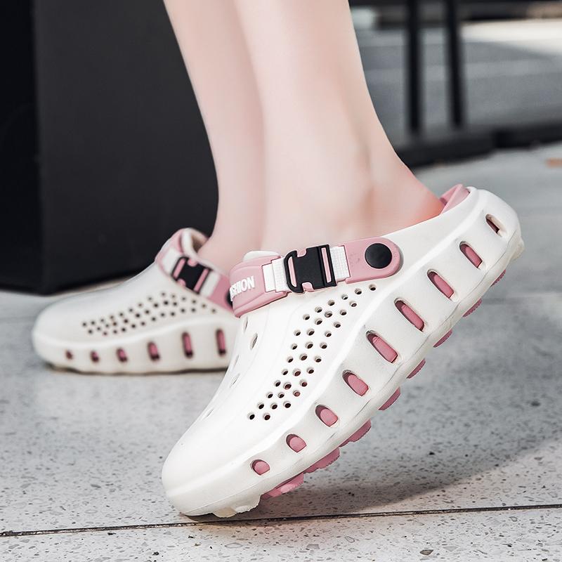 Fashion Clogs Women And Men Sandals Casual Shoes Unisex Slippers EVA Lightweight Sandals For Summer Beach Sandals