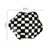 Retro Checkerboard Ceramic Plate Jewelry StoragePlate DessertPlate Dessert plate Home Decoration Retro DinnerPlate Tableware