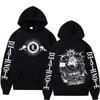 Anime Death Note Graphic Hoodie Men Women Streetwear Fleece Oversized Pullover Sweatshirt Tops Soft Fabric Long Sleeve Casual Outfit