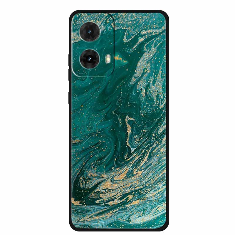 6.67"For Moto G85 5G Case Marble Soft Silicone Bumper Phone Back Cover For Motorola Moto G85 XT2427-3 TPU Capa MotoG85 G 85 Case