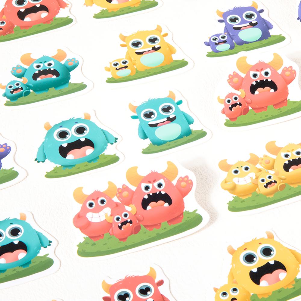 Fun Monster Capture Board Game Montessori Wooden For Children Thinking Clearance Games Parent-Child Interactive Educational Toys