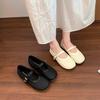 French single shoes women's 2025 new summer flat-bottomed small leather shoes with skirts are beautiful and not tired Mary Jane women's shoes