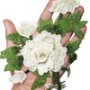 Vintage Style 3D Flower Embroidery Flower Applique Handmade Multi-Color Sew On Patch DIY Embroidery Floral Patches DIY Sewing