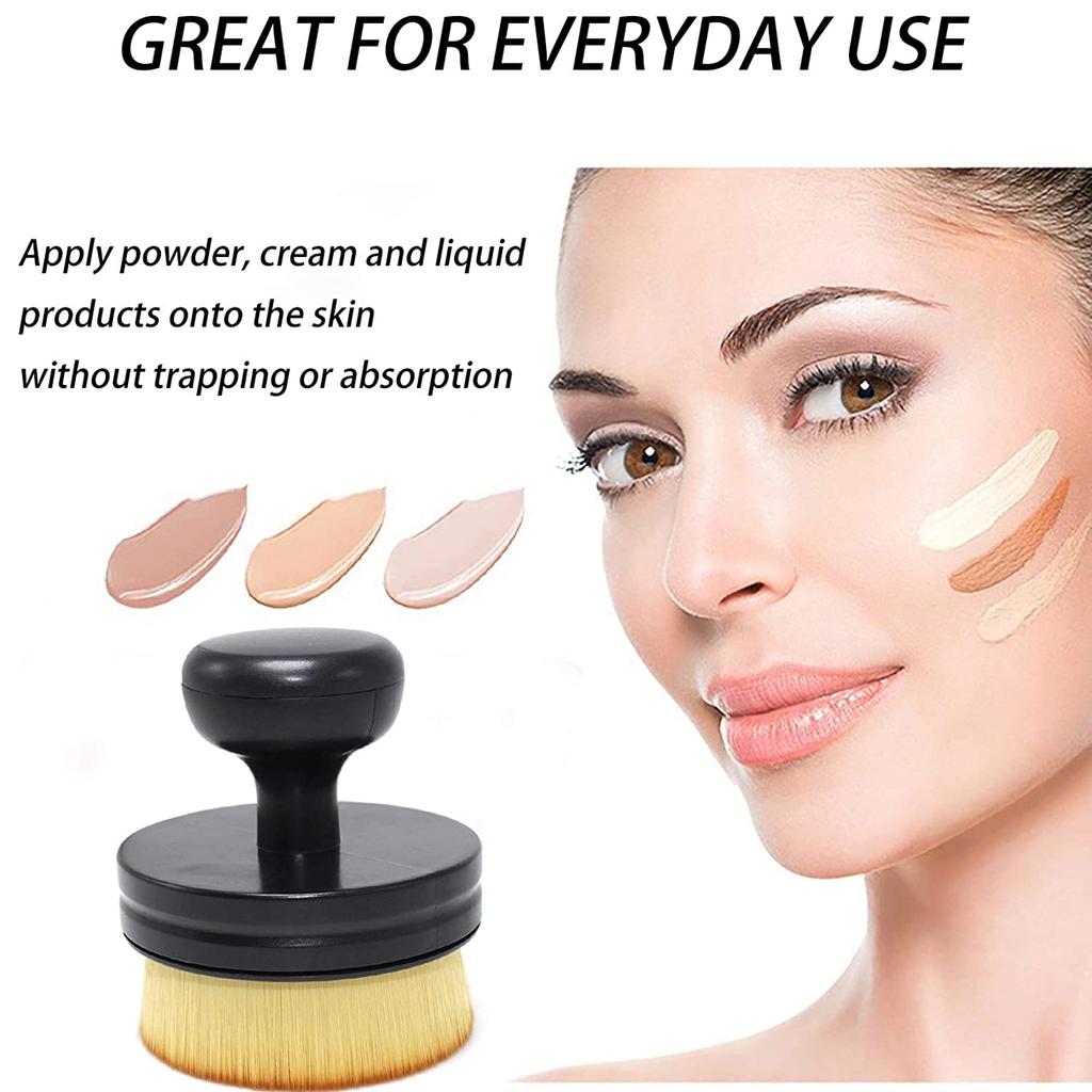Foundation Makeup Brush,for Face&Body,Large Full Coverage Makeup Brushes for Blending Liquid,Flawless Powder Cosmetics Brush