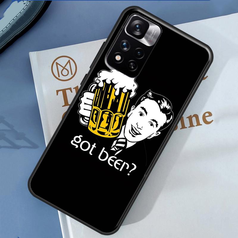 Beer Case For Xiaomi Redmi Note 14 13 11 9 10 12 Pro 9S 10S 11S 12S Redmi 10C 12C 13C 14C Cover