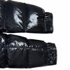 Used MONCLER MAYADown jacket Shiny black Nylon mens