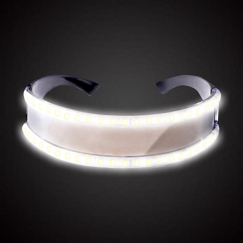 Stage props nightclub singer flashing LED glasses, party props