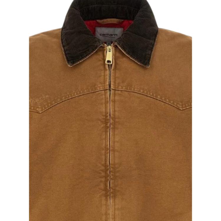 Carhartt WIP OG Santa Fe Ceket Moda Klasik Yaka İş Ceketi Unisex Ceket I036240-00S-B7