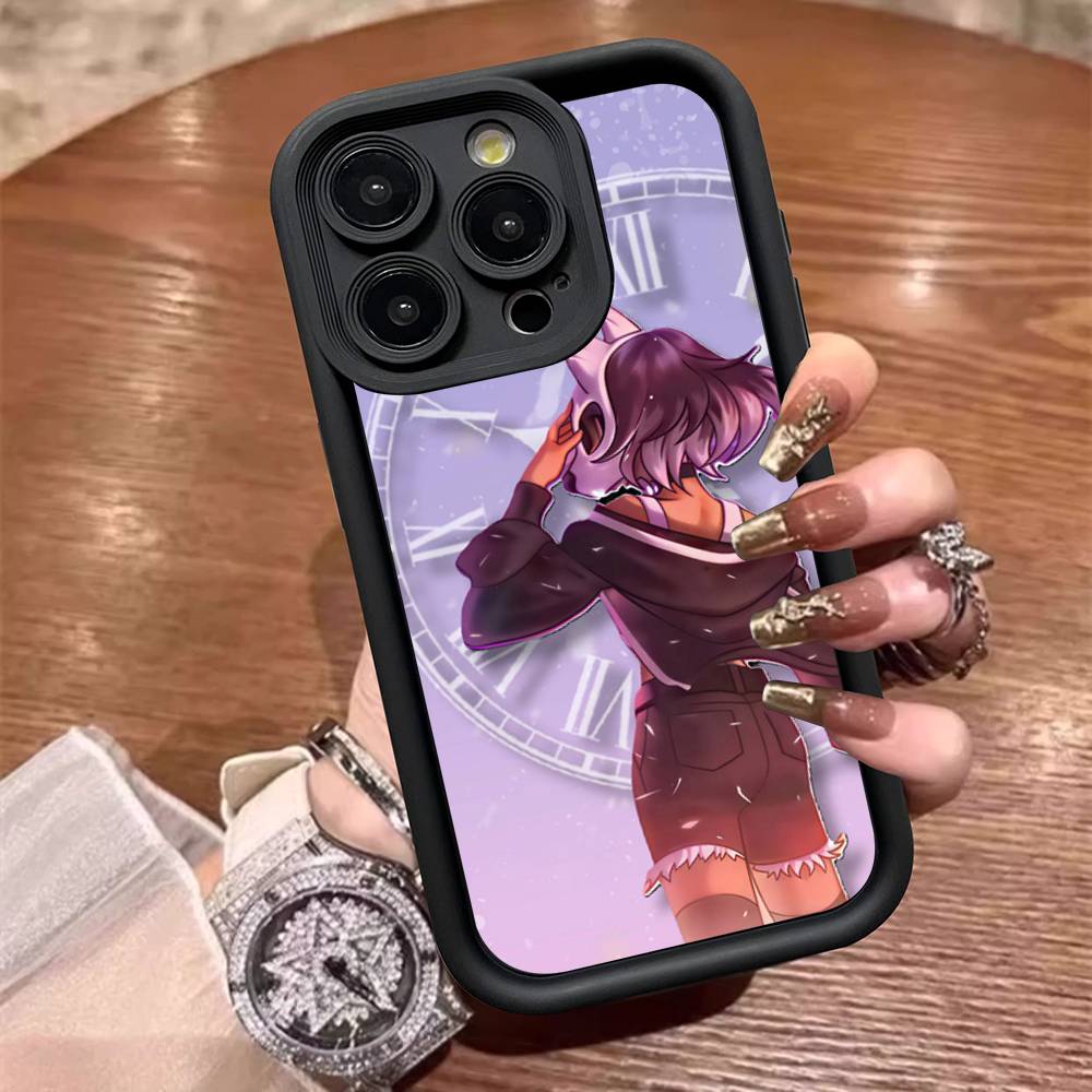Aphmau Cute Girl Funny Phone Case For IPhone 17 16 15 14 13 12 11 Pro Max Plus Silicone Shockproof Case
